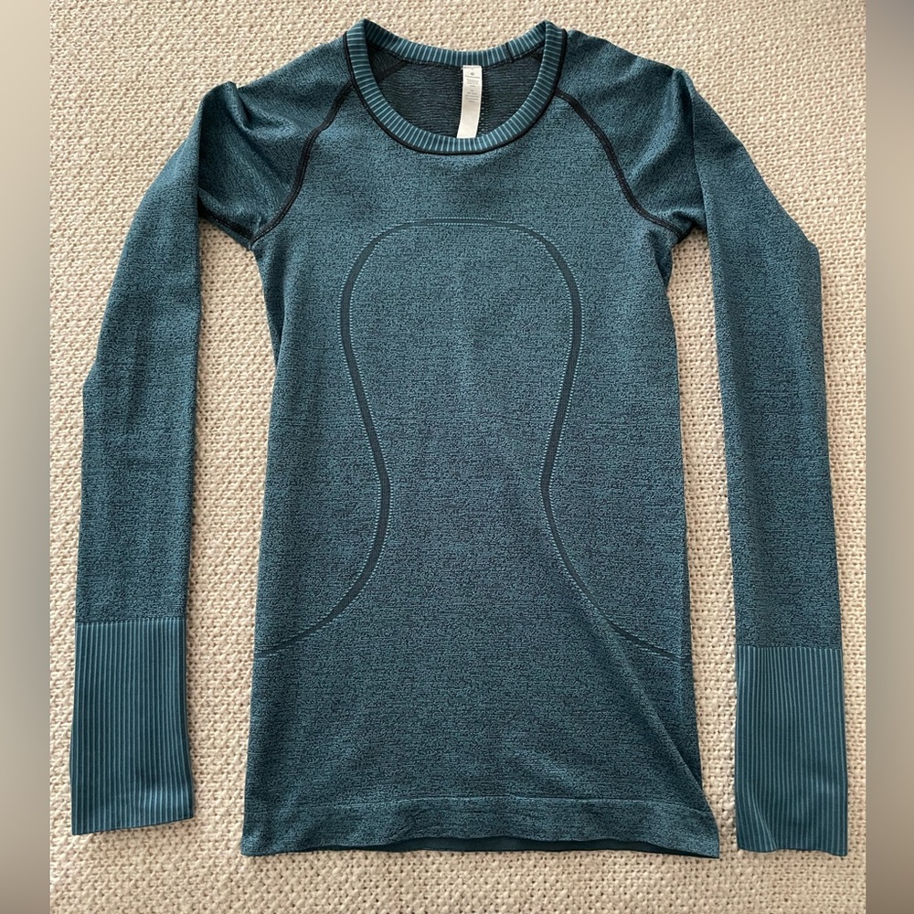 Lululemon Swiftly Tech Long-Sleeve Shirt - Teal